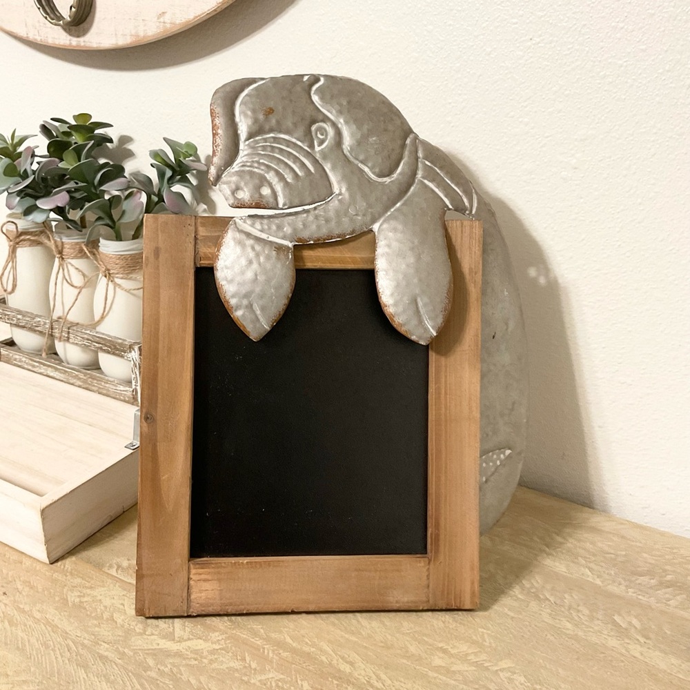 Piggy Chalk Menu W/ Stand
